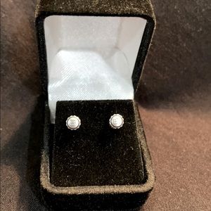 TAG Heuer Crown stud earrings